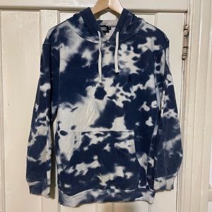 DIAMOND SUPPLY/GRIZZLY MEN'S BLUE PULL-OVER HOODIE/SWEATSHIRT size M